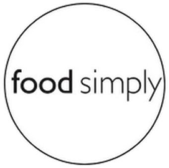 Die-cut sticker made for Food Simply